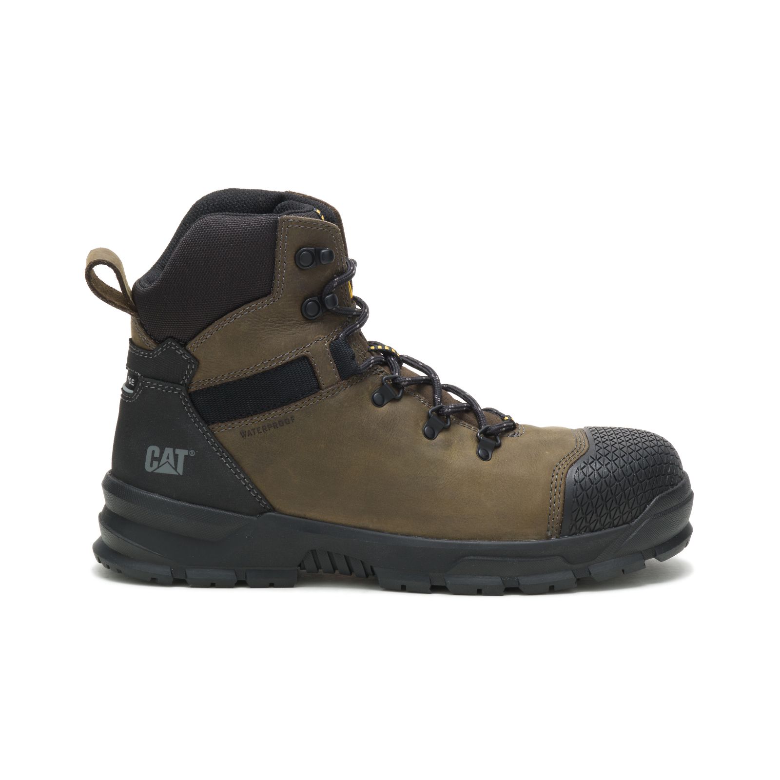 Caterpillar Boots Sale Pakistan - Caterpillar Accomplice X Waterproof Steel Toe Mens Work Boots Deep Green/Black (754309-TWQ)